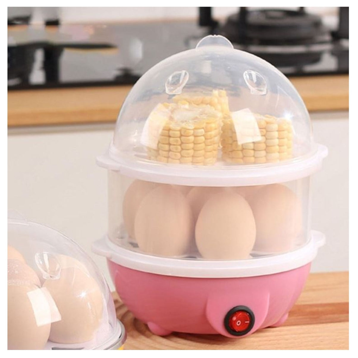 VaporEgg Pro® Hervidor de huevos eléctrico - PROMO 2 PISOS