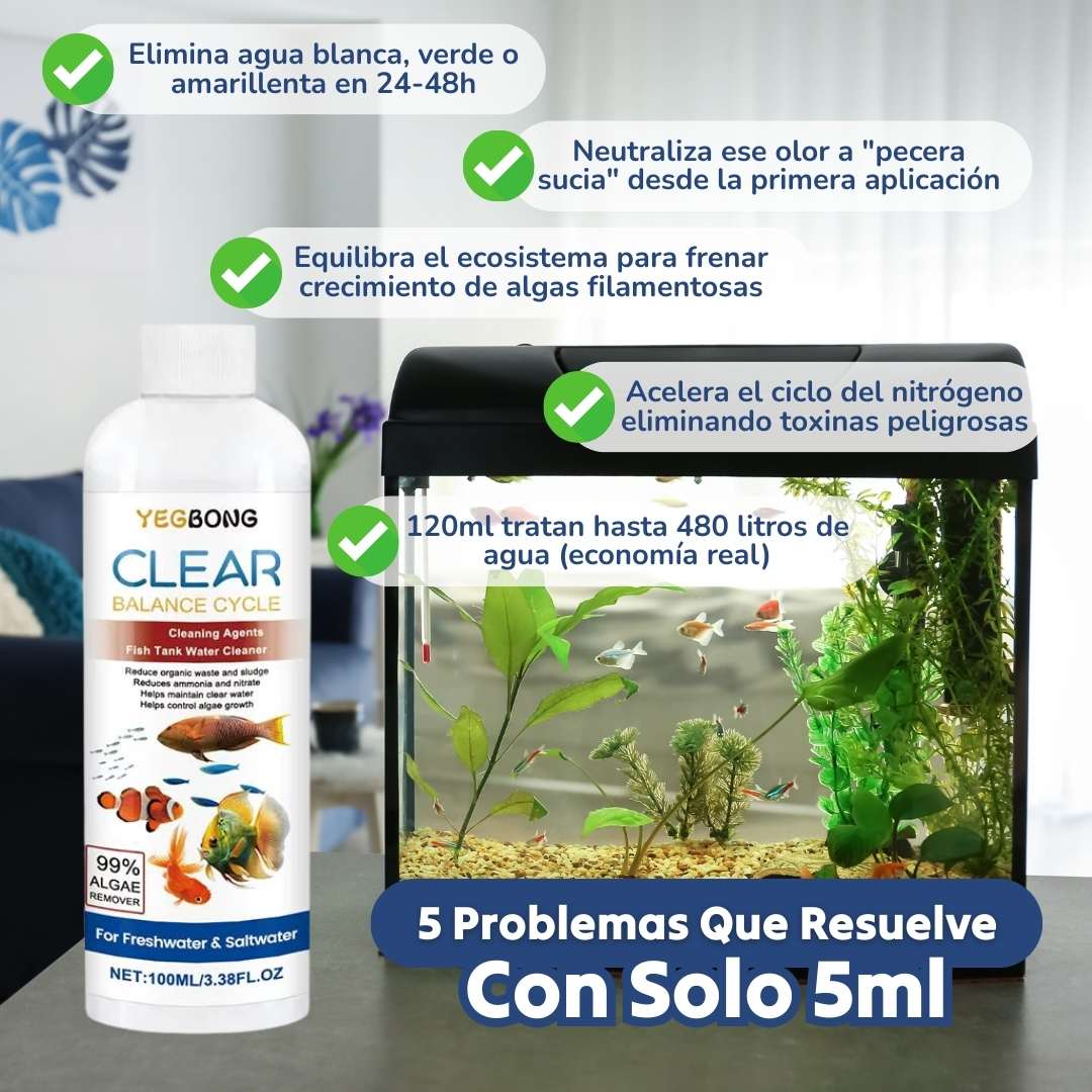 Tratamiento Ecológico para acuarios y peceras