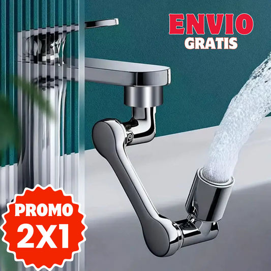 PROMO 2X1 GRIFO UNIVERSAL 360° PARA BAÑO Y COCINA