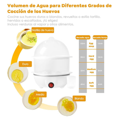 VaporEgg Pro® Hervidor de huevos eléctrico - PROMO 2 PISOS