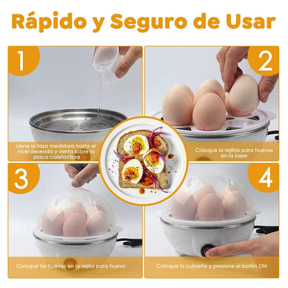 VaporEgg Pro® Hervidor de huevos eléctrico - PROMO 2 PISOS