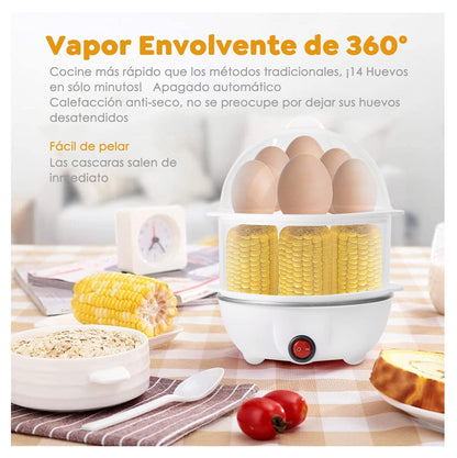 VaporEgg Pro® Hervidor de huevos eléctrico - PROMO 2 PISOS