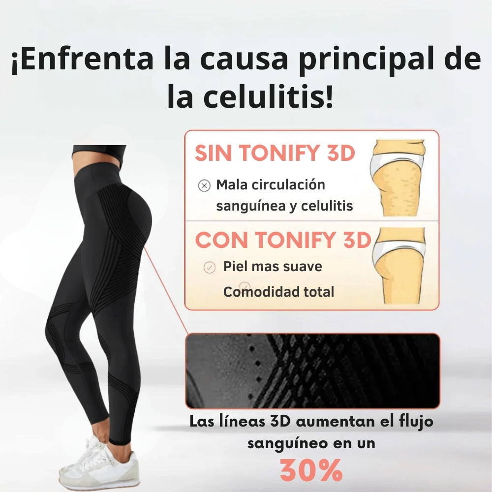 Leggings Tonify 3D INCLUYE TOP + LIBRO DE RUTINAS